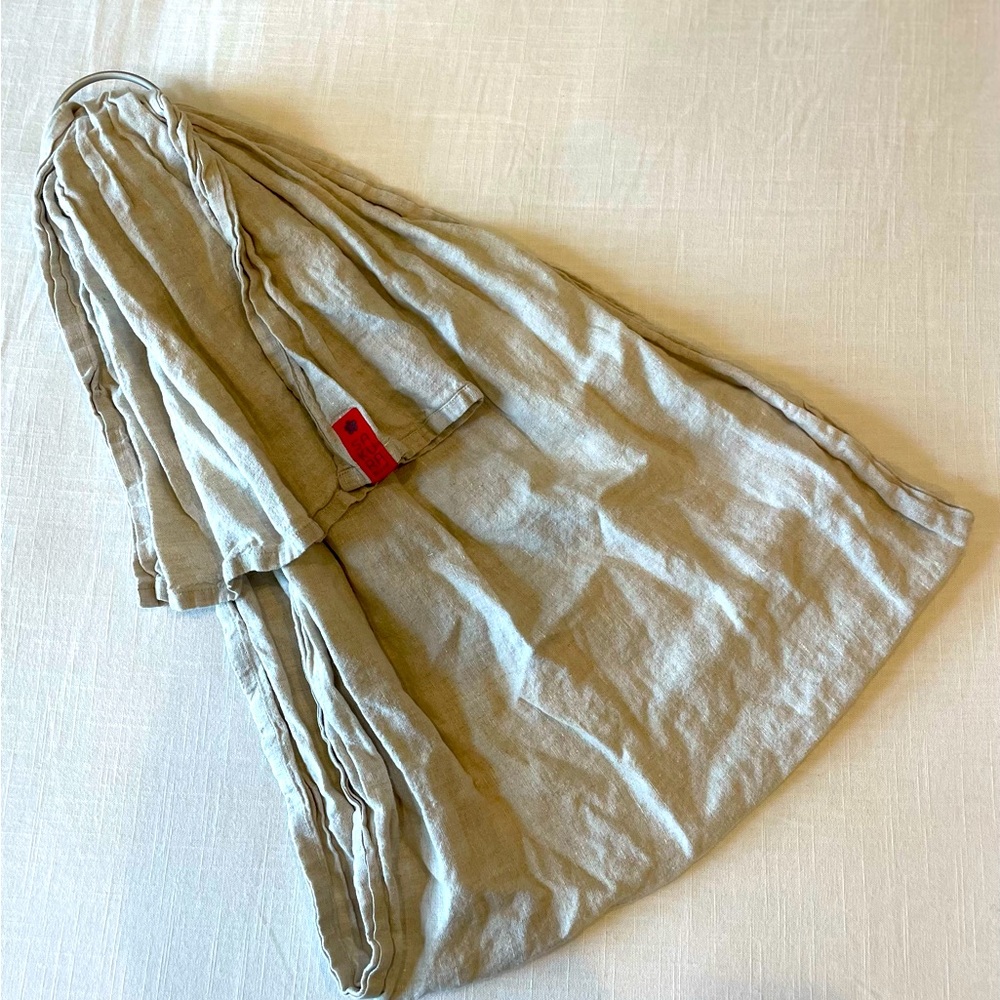 Sakura Bloom linen ring sling baby carrier